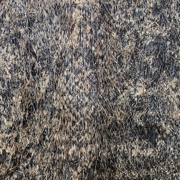 Banana Republic Gray Eyelash Fringe Snake-print Shift Dress - Size 4 - Picture 4 of 9